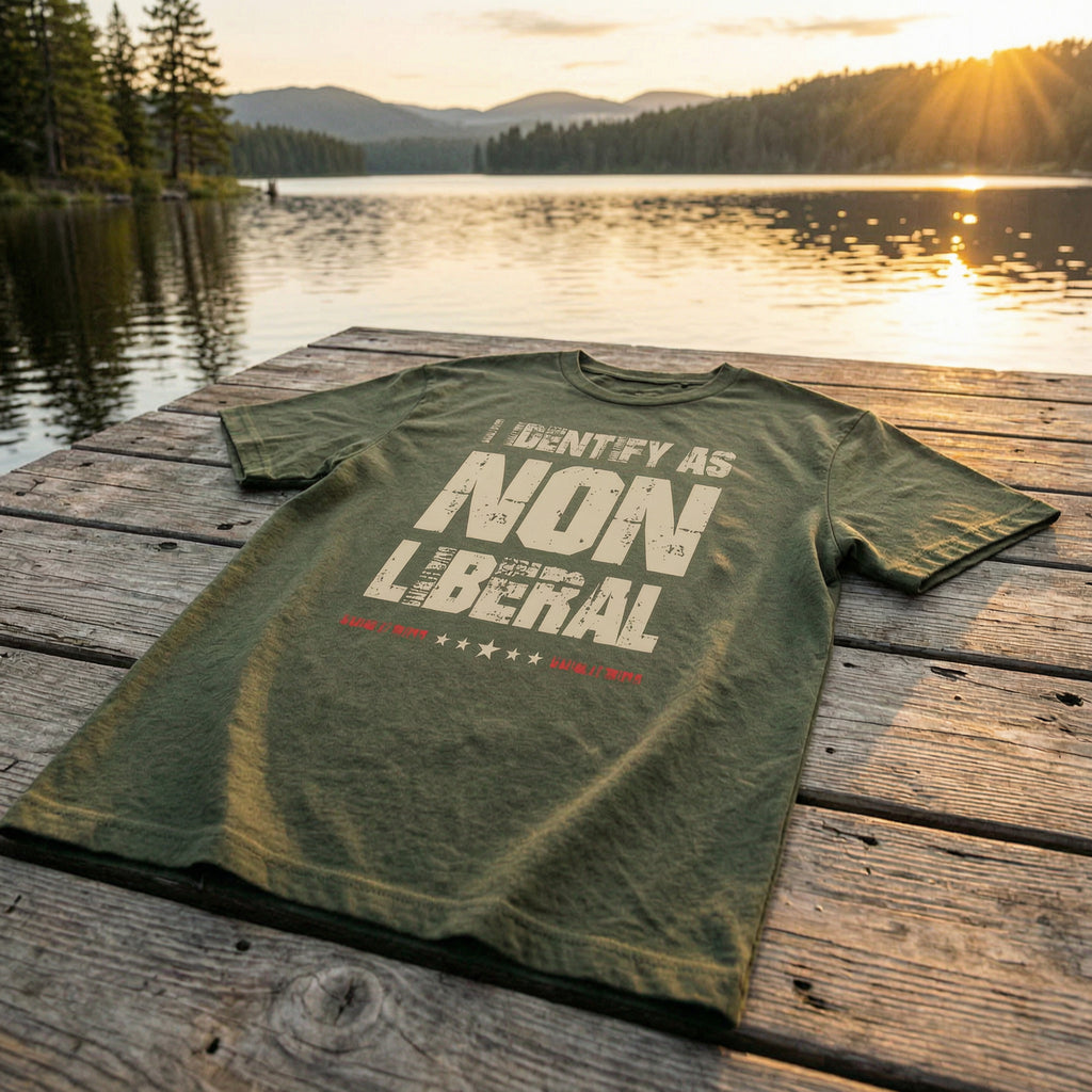 'I Identify as Non Liberal' Unisex T-Shirt