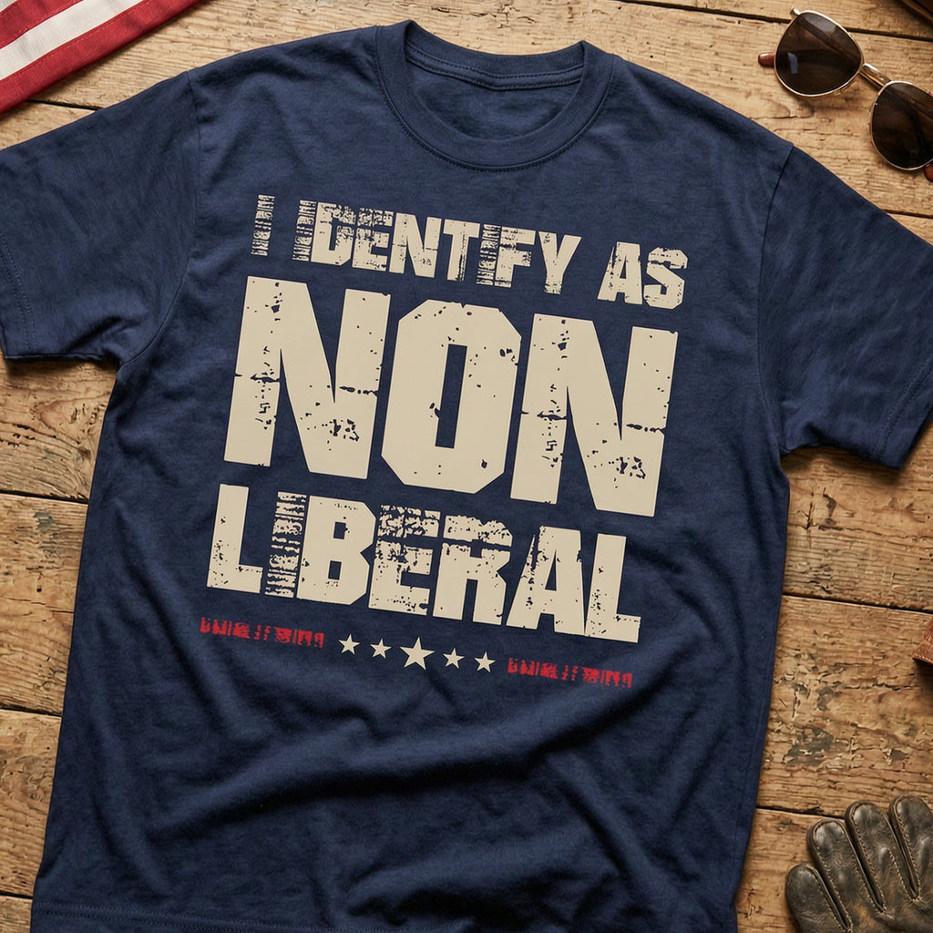 'I Identify as Non Liberal' Unisex T-Shirt