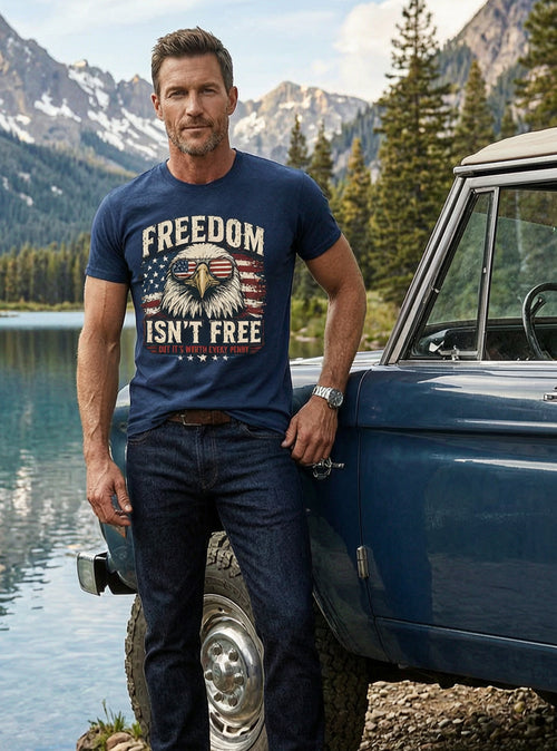 'Freedom Isn't Free But It's Worth Every Penny' Unisex T-Shirt