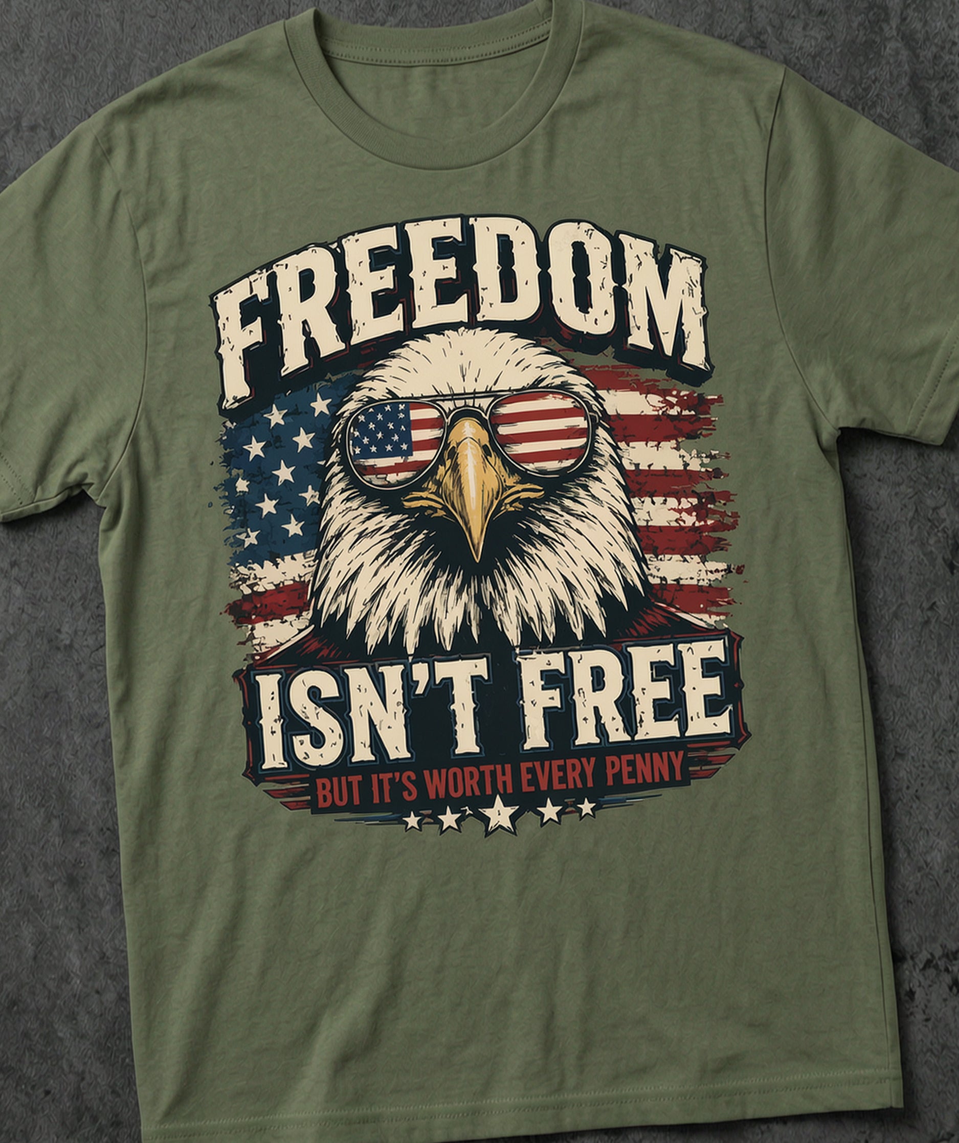 'Freedom Isn't Free But It's Worth Every Penny' Unisex T-Shirt