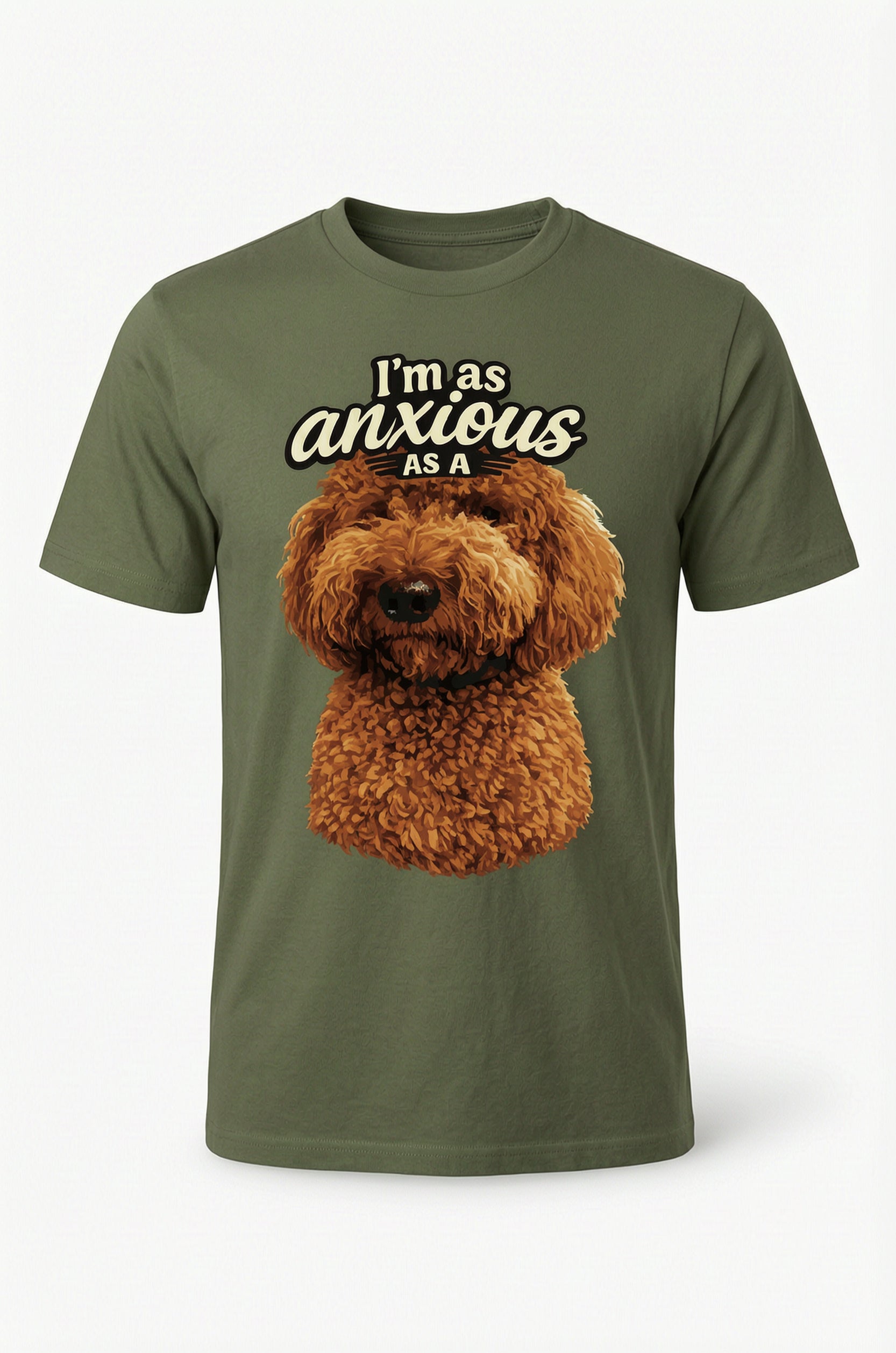 'I'm As Anxious As A Golden-Doodle' Unisex T-Shirt