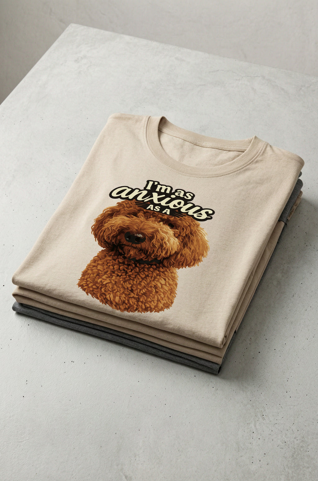 'I'm As Anxious As A Golden-Doodle' Unisex T-Shirt