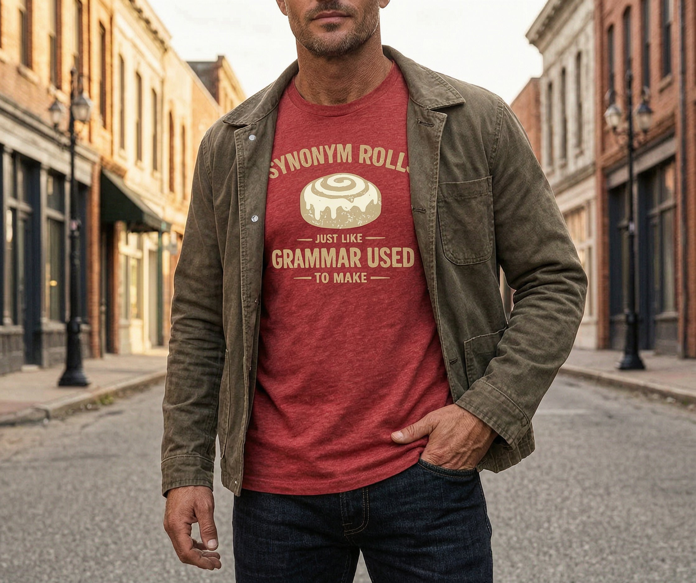 'Synonym Rolls Just Like Grammar Used To Make' Unisex T-Shirt