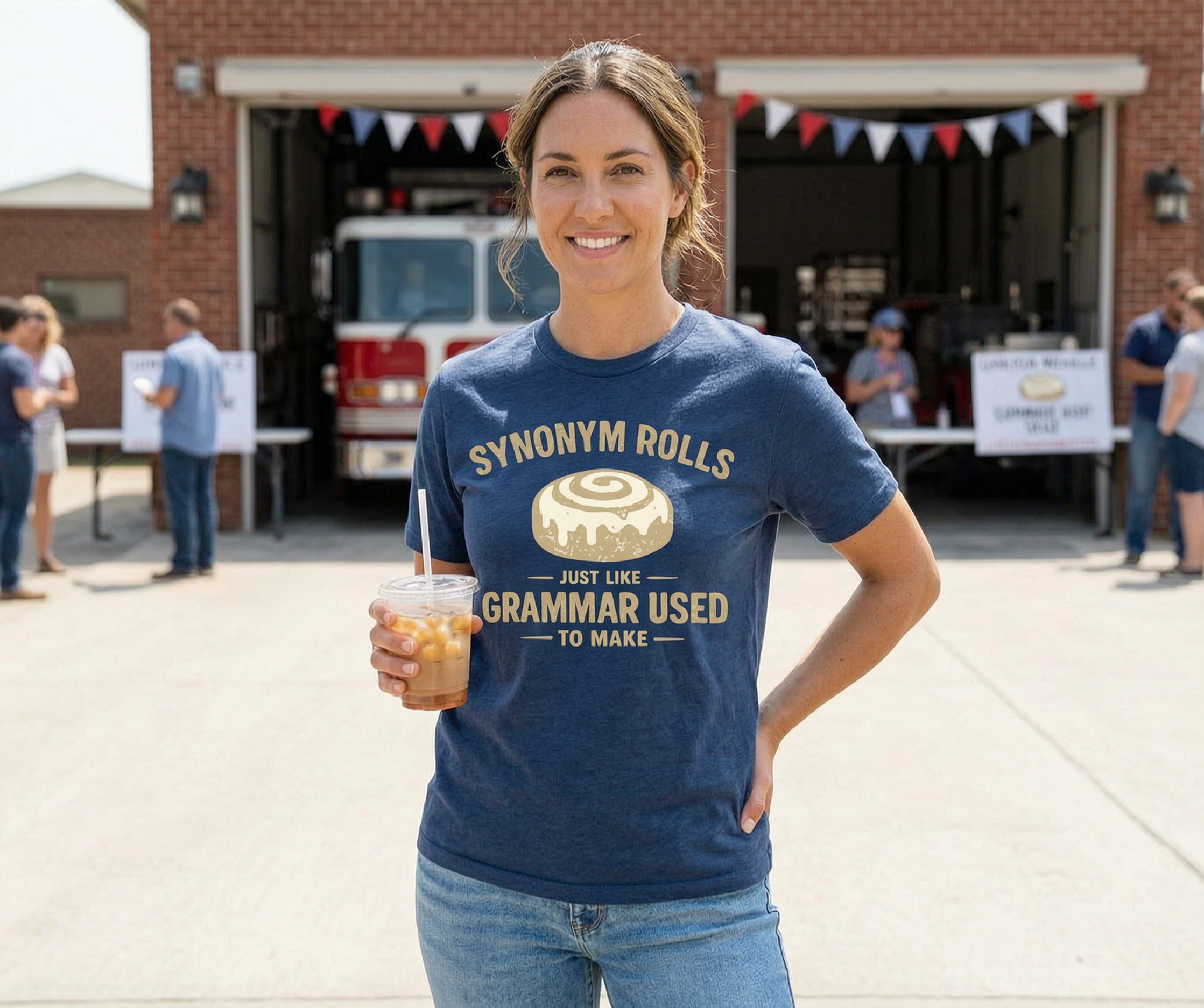 'Synonym Rolls Just Like Grammar Used To Make' Unisex T-Shirt