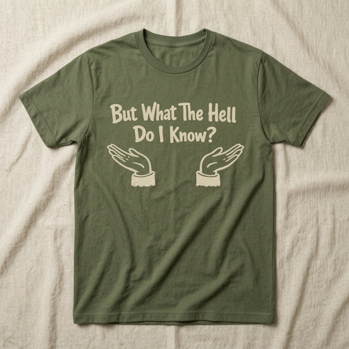 'But What The Hell Do I Know?' Unisex T-Shirt