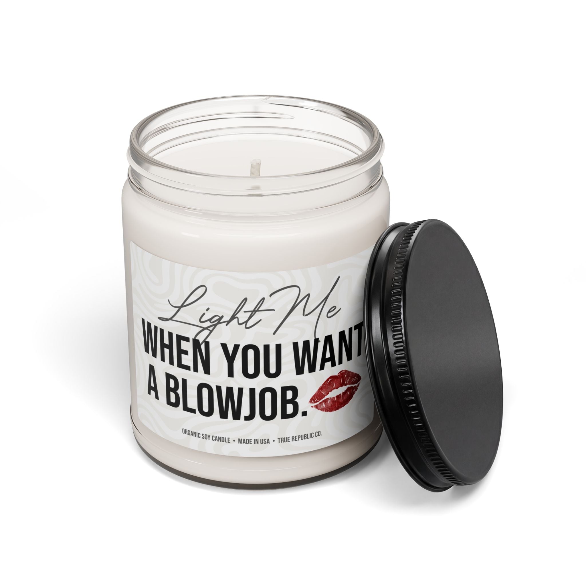 'Light Me When You Want a Blowjob' Scented Soy Candle, 9oz